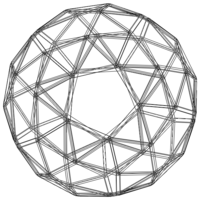 Wireframe Shape Snub Dodecahedron - Thumbnail 6