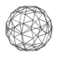 Wireframe Shape Snub Dodecahedron - Thumbnail 9