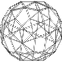 Wireframe Shape Snub Dodecahedron - Thumbnail 10
