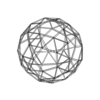 Wireframe Shape Snub Dodecahedron - Thumbnail 11