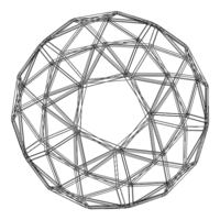 Wireframe Shape Snub Dodecahedron - Thumbnail 12