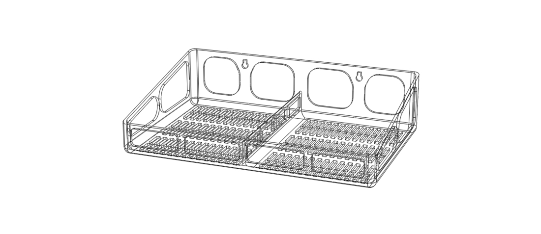 Wall Mounted Multi Purpose Shelf 3D Print 545166