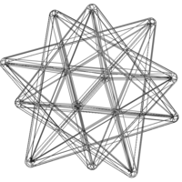 Wireframe Shape Stellated Dodecahedron - Thumbnail 4