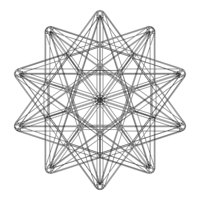 Wireframe Shape Stellated Dodecahedron - Thumbnail 6