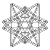 Wireframe Shape Stellated Dodecahedron - Thumbnail 9