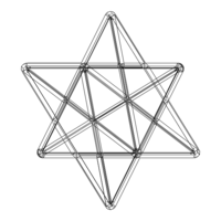 Wireframe Shape Stellated Dodecahedron - Thumbnail 12
