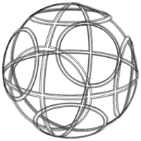 Wireframe Shape Geometric Petanque Ball - Thumbnail 3