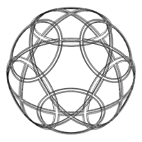 Wireframe Shape Geometric Petanque Ball - Thumbnail 4