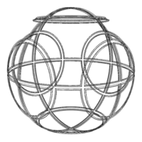 Wireframe Shape Geometric Petanque Ball - Thumbnail 11