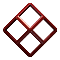 Wireframe Shape Rhombic Dodecahedron - Thumbnail 2