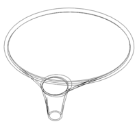 Plastic Oval Shaped Funnel - Thumbnail 9