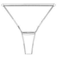Plastic Oval Shaped Funnel - Thumbnail 12