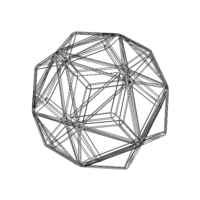 Wireframe Shape Small Triambic Icosahedron - Thumbnail 5