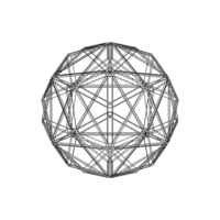 Wireframe Shape Small Triambic Icosahedron - Thumbnail 7