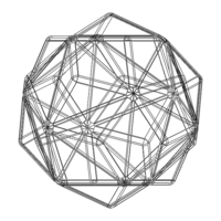Wireframe Shape Small Triambic Icosahedron - Thumbnail 11