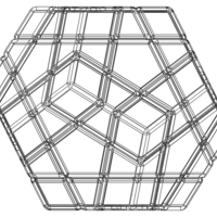 Wireframe Shape Geometric Megaminx Cube - Thumbnail 12