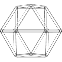 Wireframe Shape Cuboctahedron - Thumbnail 8