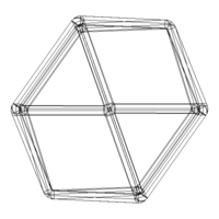 Wireframe Shape Cuboctahedron - Thumbnail 12