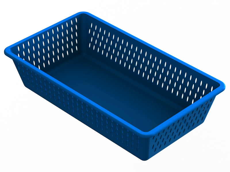 Plastic Multipurpose Storage Basket 35cm x 20cm x 8cm