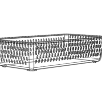 Plastic Multipurpose Storage Basket 35cm x 20cm x 8cm - Thumbnail 9