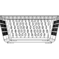 Plastic Multipurpose Storage Basket 35cm x 20cm x 8cm - Thumbnail 10