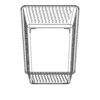 Plastic Multipurpose Storage Basket 35cm x 20cm x 8cm - Thumbnail 11