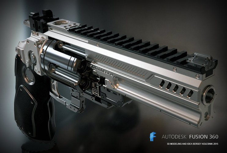 Konstantin heavy revolver 3D Print 54534