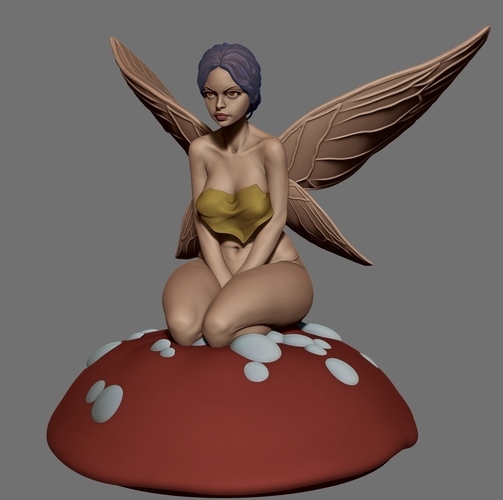 Mashroom Fairy 3D Print 545342