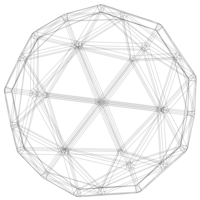 Wireframe Shape Pentakis Dodecahedron - Thumbnail 3