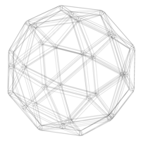 Wireframe Shape Pentakis Dodecahedron - Thumbnail 4