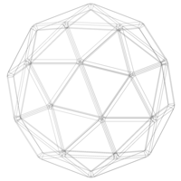 Wireframe Shape Pentakis Dodecahedron - Thumbnail 10