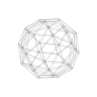 Wireframe Shape Pentakis Dodecahedron - Thumbnail 12