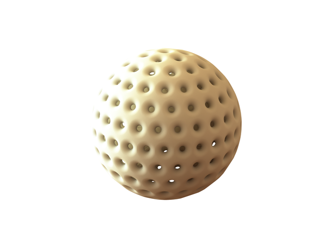 Wireframe Shape Small Ball 3D Print 545367