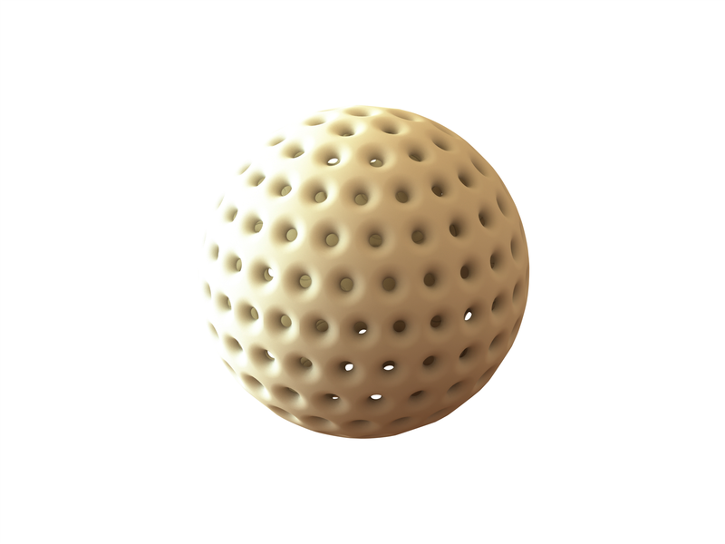 Wireframe Shape Small Ball