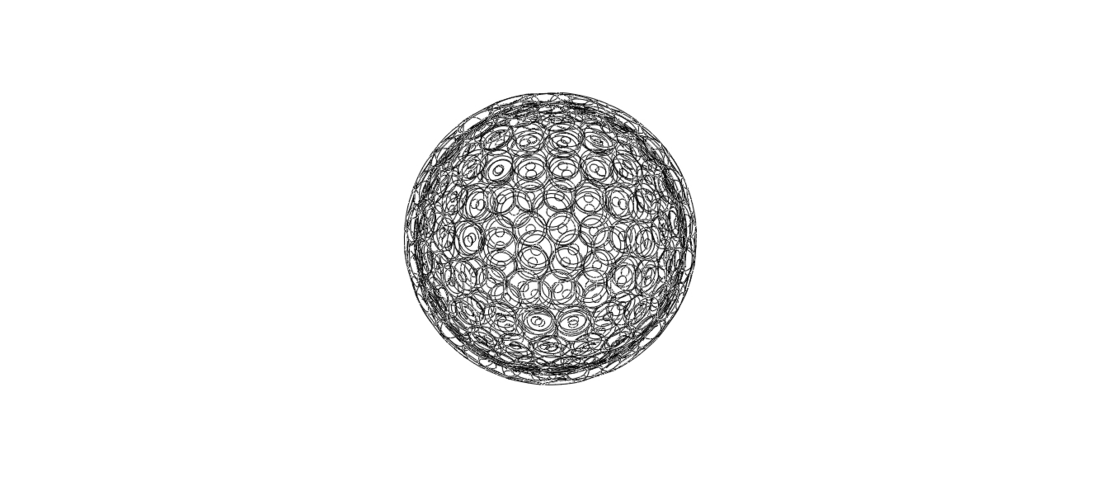 Wireframe Shape Small Ball 3D Print 545371