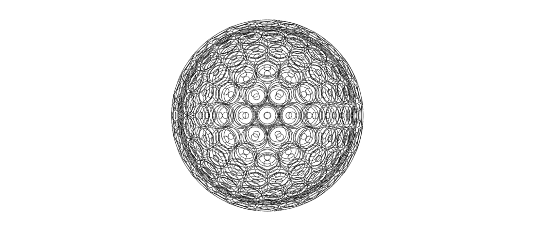 Wireframe Shape Small Ball 3D Print 545372