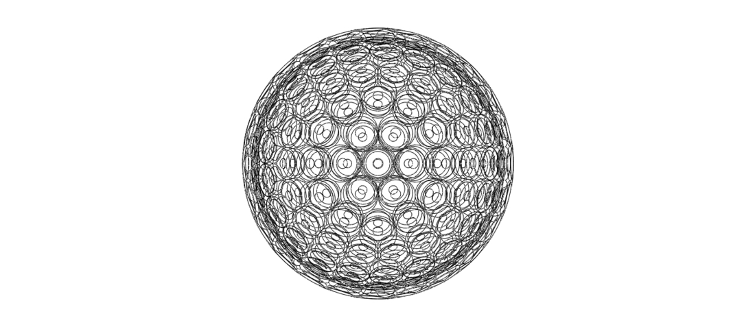 Wireframe Shape Small Ball 3D Print 545376