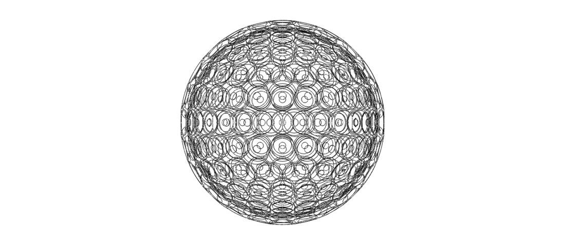 Wireframe Shape Small Ball 3D Print 545378