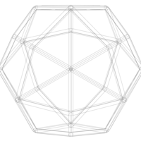 Wireframe Shape Deltoidal Icositetrahedron - Thumbnail 4