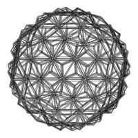 Wireframe Shape Triangulated Ball - Thumbnail 8