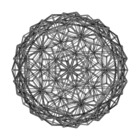 Wireframe Shape Triangulated Ball - Thumbnail 10