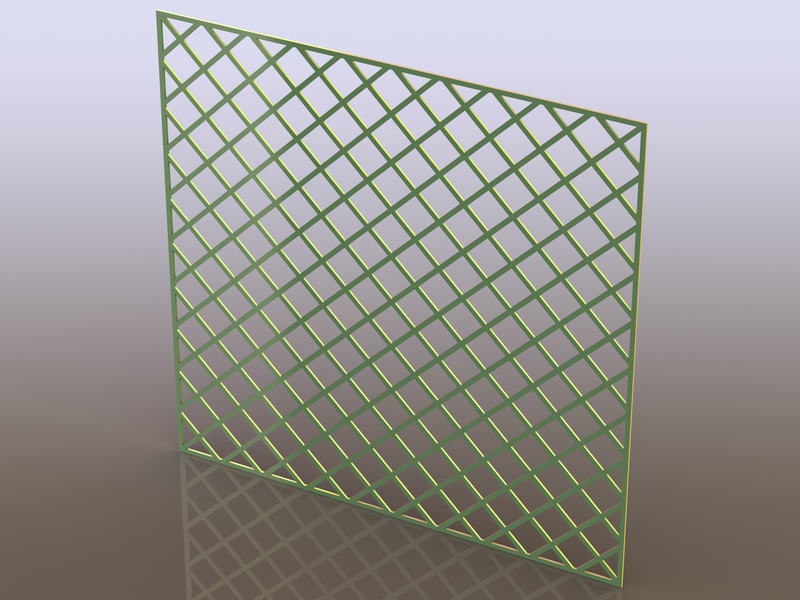 Plastic Mosaic Tile Sheet 300mm X 300mm