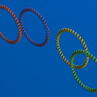 Elastic Coil Plastic Wristbands - Thumbnail 1