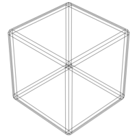 Wireframe Shape Cube - Thumbnail 4