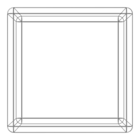Wireframe Shape Cube - Thumbnail 6