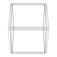 Wireframe Shape Cube - Thumbnail 7