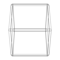 Wireframe Shape Cube - Thumbnail 9