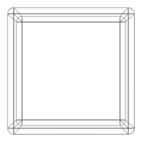 Wireframe Shape Cube - Thumbnail 10