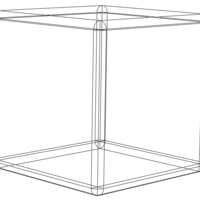 Wireframe Shape Cube - Thumbnail 11