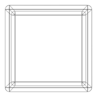 Wireframe Shape Cube - Thumbnail 12